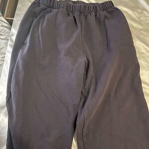 Brandy Melville John Galt blue gray cuffed sweats